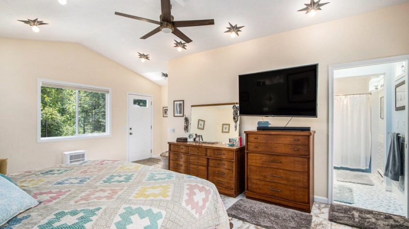 country home with water frontage in Van Buren County MI