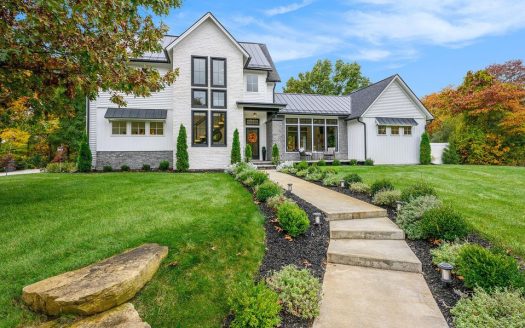 modern farmhouse in the country on 7 acres