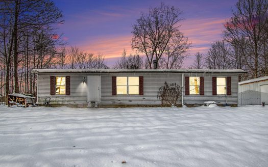 country home on 21 acres in Paw Paw