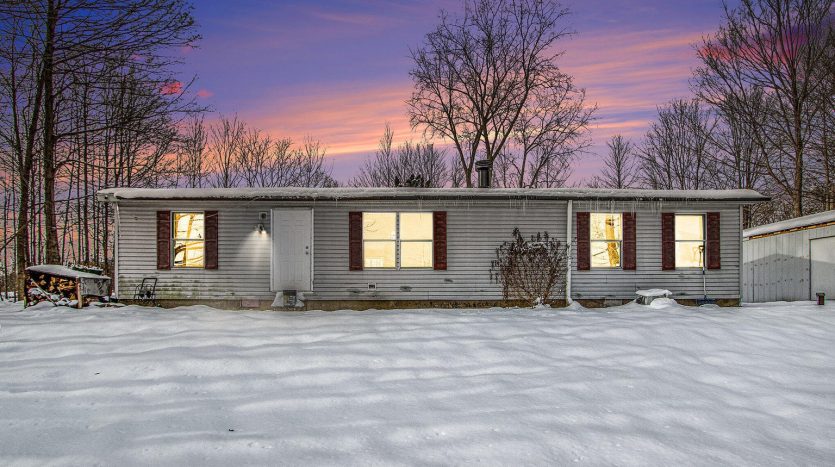country home on 21 acres in Paw Paw